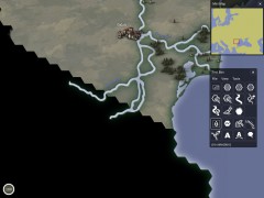Empty area on map